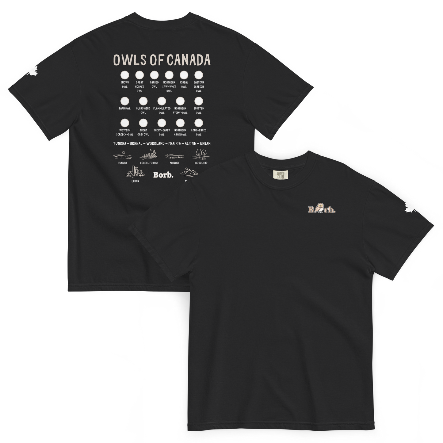 Fillable Owl Checklist Tee