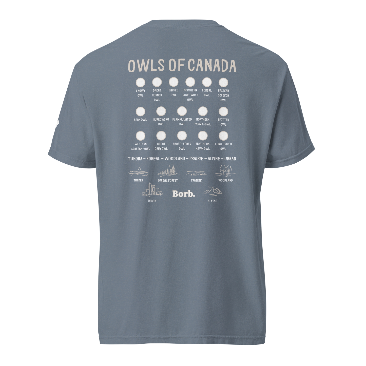 Fillable Owl Checklist Tee
