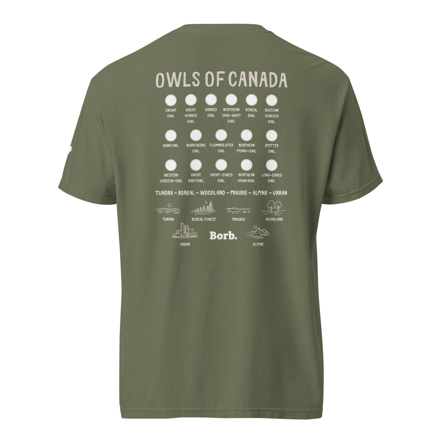 Fillable Owl Checklist Tee