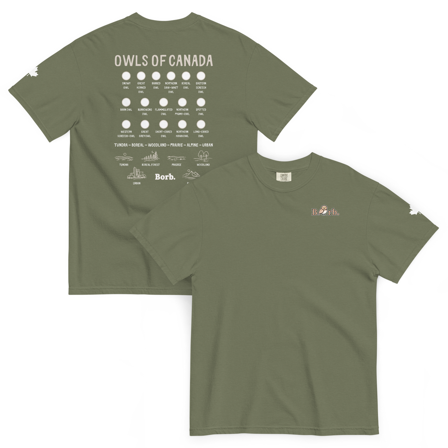 Fillable Owl Checklist Tee